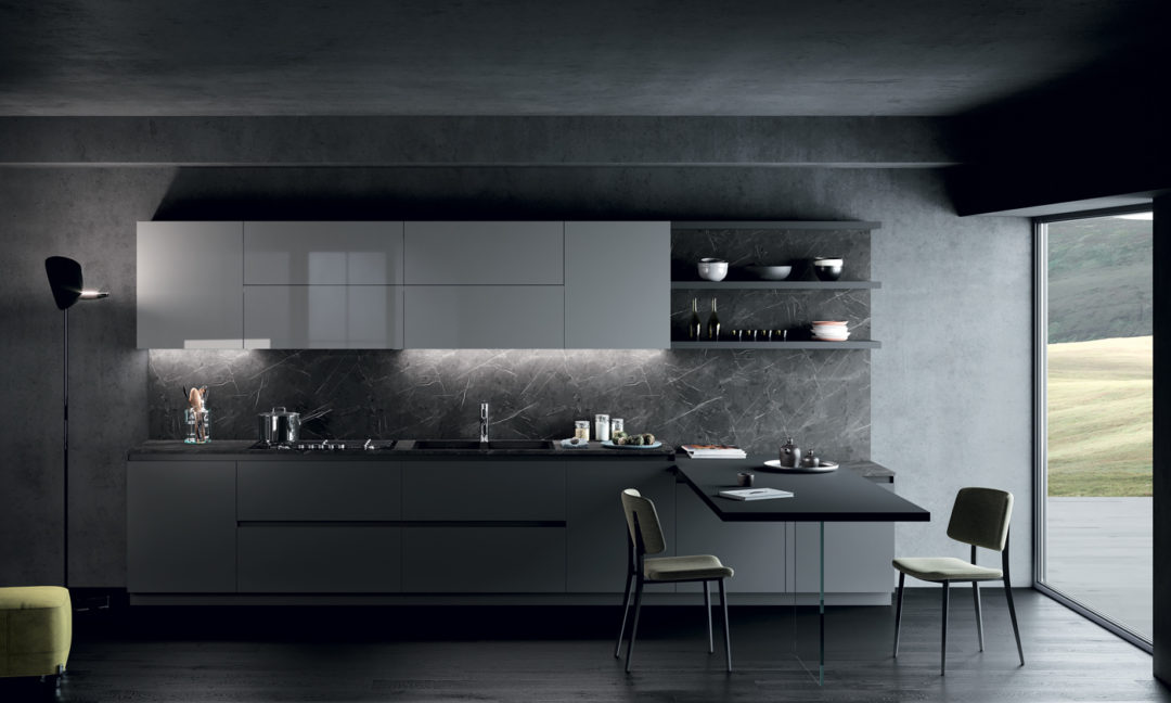Febal Casa Cucina Charme moderna grigia 060 061