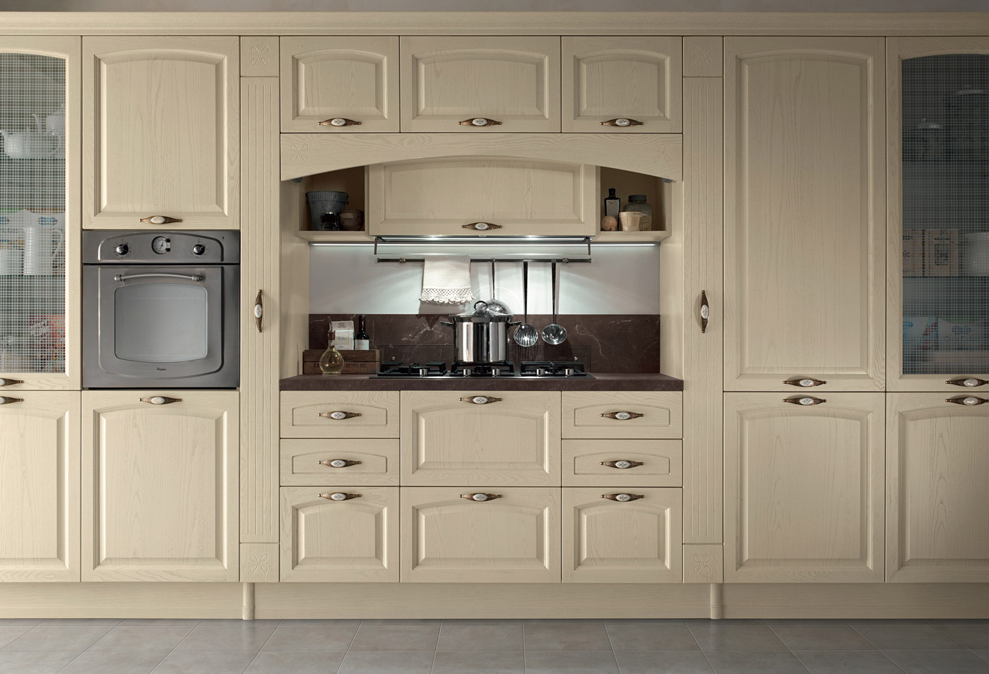 Febal Casa Cucina classica Gala veletta cappa tradizionale 44 45