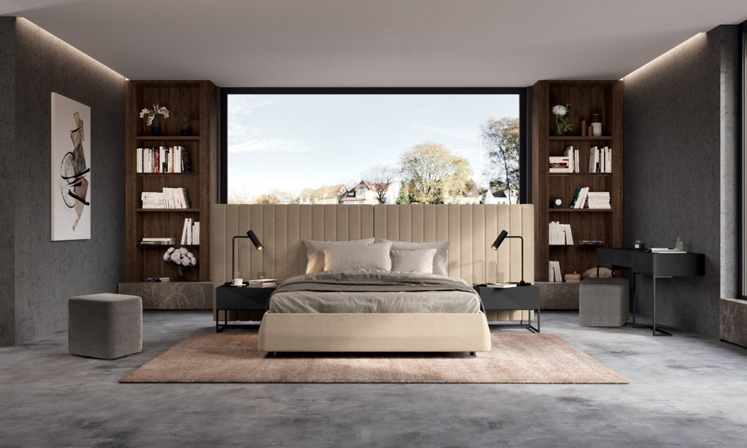 Febal Casa Letto Softcase Royal testata maxi 090 091