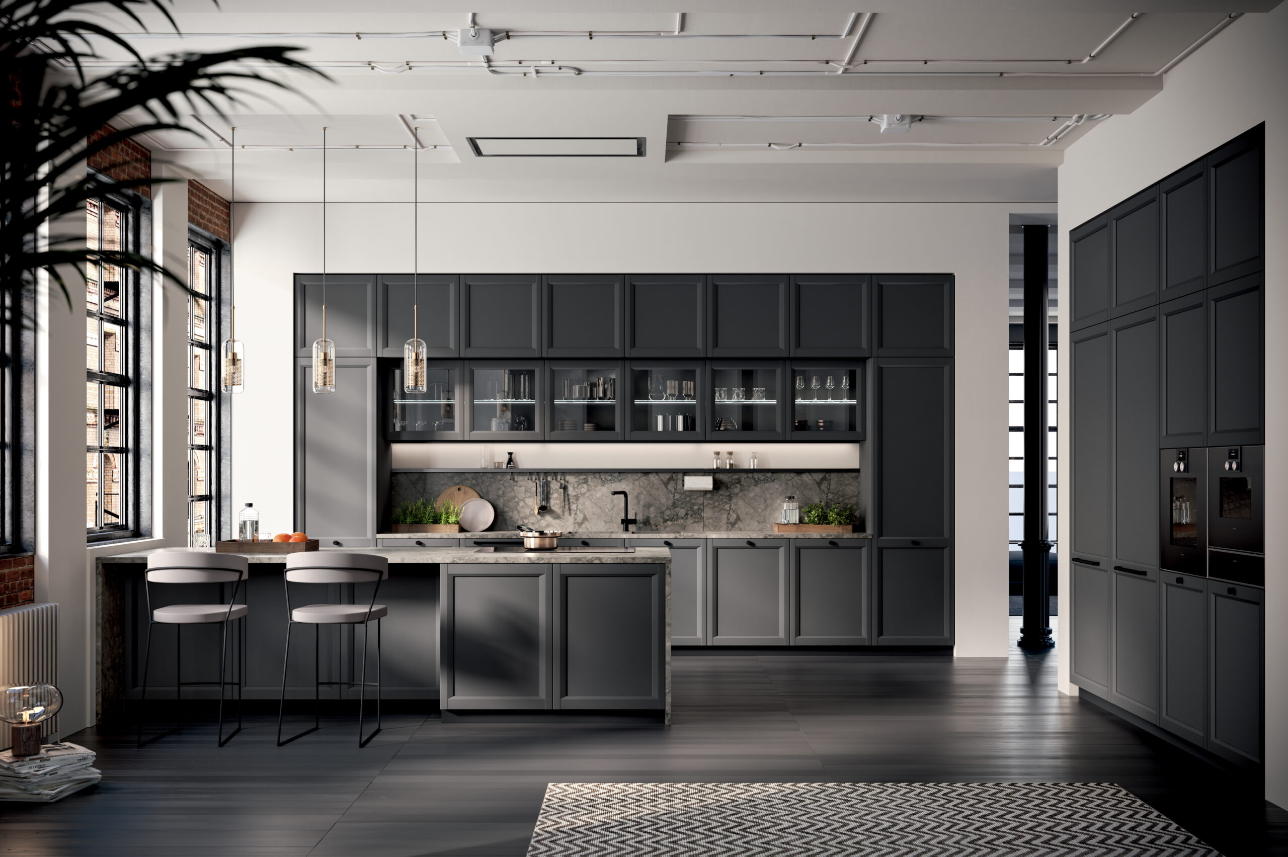 Cucina grigio antracite: arredamento e abbinamenti | Febal Casa