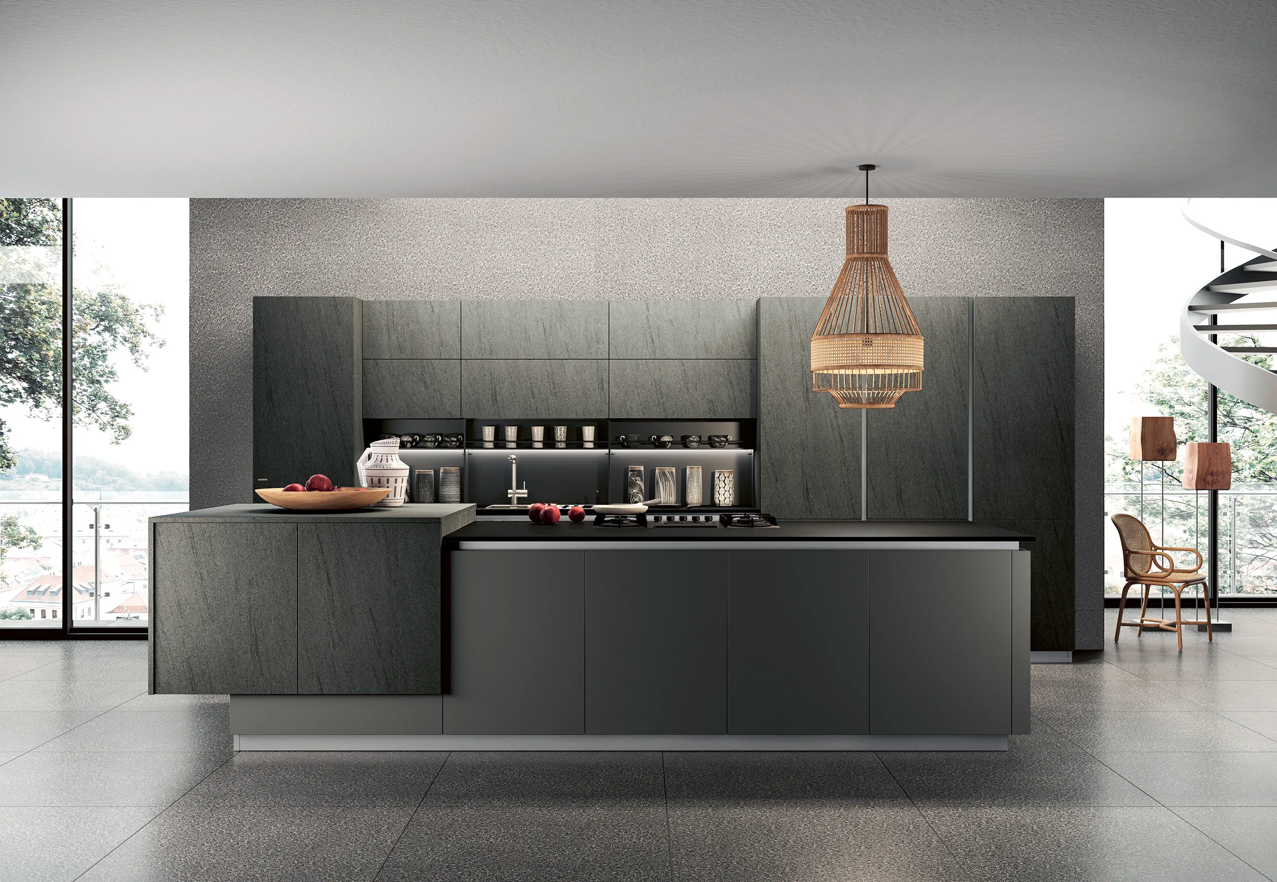 VEVOR Illuminazione Isola Cucina, 5 Lampade A Sospensione Lineari Da 60w Con Paralume In Vetro Trasparente 4 Pali E 2 Catene In Metallo 92566908 VEVOR Illuminazione Isola Cucina, 5 Lampade A Sospensione Lineari Da 60w Con Paralume In Vetro Trasparente 4 Pali E 2 Catene In Metallo 92566908