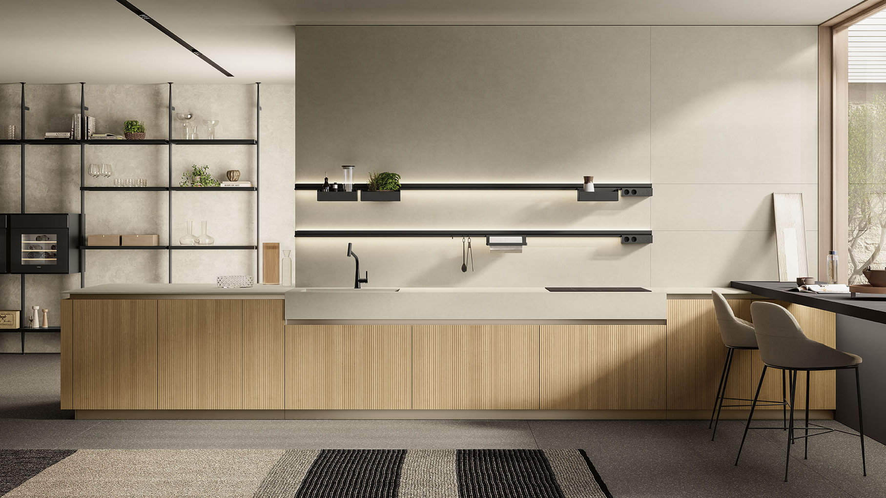 FebalCasa_Cucina_Moderna_Origina_AntaSquareCannettato_Compo5_4 FebalCasa_Cucina_Moderna_Origina_AntaSquareCannettato_Compo5_4