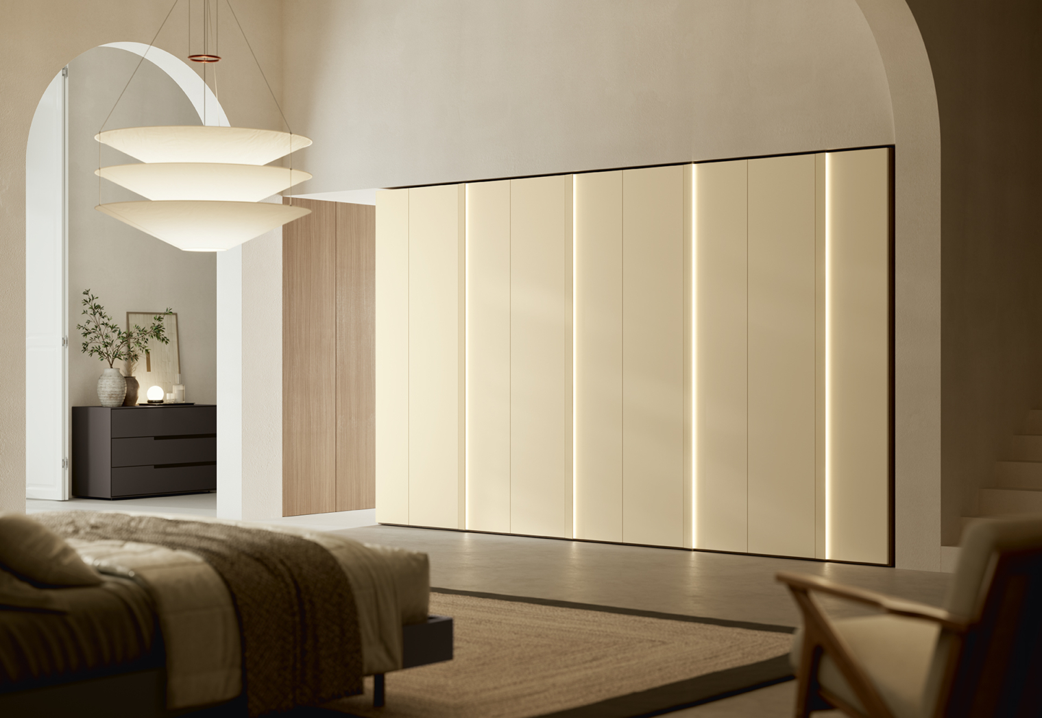 Idee armadi biophilic